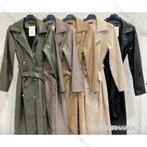 Kabát dlouhý rukáv dámský (S/M ONE SIZE) ITALSKÁ MÓDA IMPMD234403j