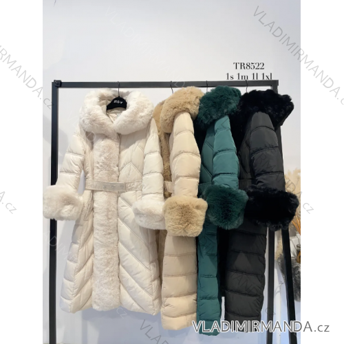 Winter coat with fur long sleeve women's (SL) ITALIAN FASHION IMPTI23TR2023009