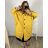 Women's coat (S -M -L ONE SIZE) Italian fashion IM820058 4XL / 5XL yellow