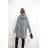 Women's Plus Size Long Sleeve Coat (2XL/3XL ONE SIZE) ITALIAN FASHION IMC23346 3xl / 4xl white