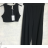 Súprava letné nohavice dlhé a croptop bez rukávu dámsky (S/M ONE SIZE) TALIANSKA MÓDA IMPGM233867/3868