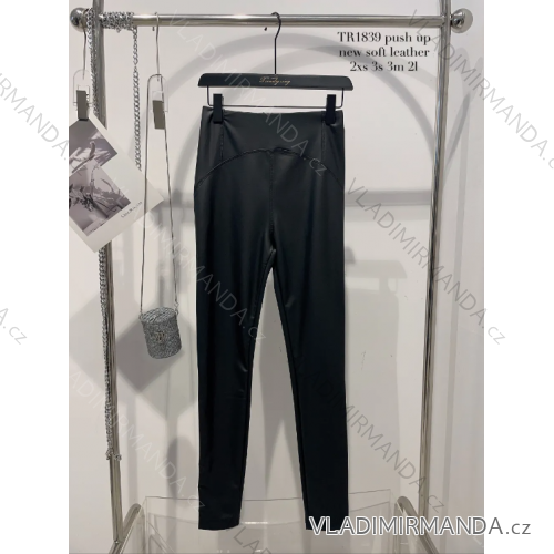 Lange Lederleggings für Damen (XS-L) ITALIAN FASHION IMPTI23TR1839