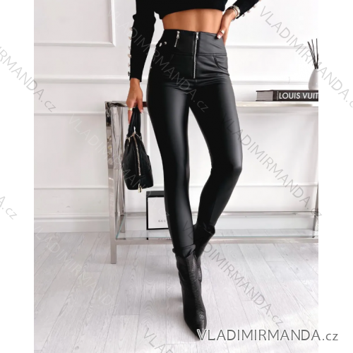 Lange Lederleggings für Damen (XS-L) ITALIAN FASHION IMPTI23TR1850