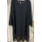 Šaty oversize dlouhý rukáv dámské (S/M ONE SIZE) ITALSKÁ MÓDA IMPLI2335235