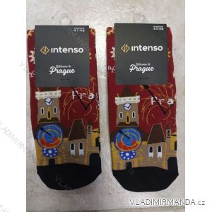 Happy Prague Men's Socks (41-43,44-46) POLISH FASHION DPP23011