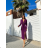Women's Long Elegant Party Long Sleeve Dress (S/M ONE SIZE) ITALIAN FASHION IMPSH2363325 black S / M
