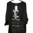 Women's Oversize Long Sleeve Sweatshirt (S/M ONE SIZE) ITALIAN FASHION IMPLI2337421