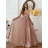 Trägerloses langes Partykleid für Damen (Einheitsgröße S/M) ITALIAN FASHION IMPSH2360055 pink S / M