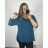 Tunika dlouhý rukáv dámská nadrozměr (2XL/3XL ONE SIZE) ITALSKÁ MÓDA IM723DIANA