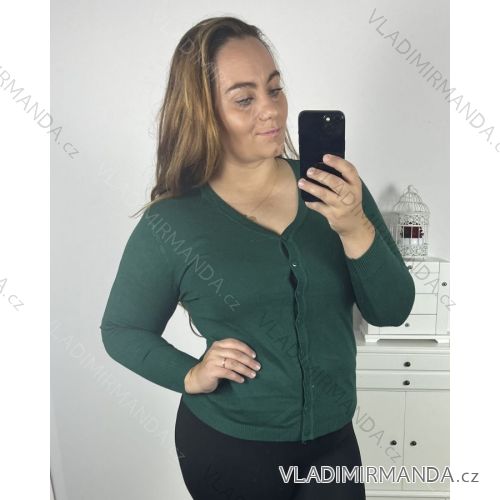 Pullover Oversize Langarm Damen Oversized (XL / 2XL ONE SIZE) ITALIAN MODA IM721350 M / L Smaragd