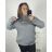 Svetr s rolákem dlouhý rukáv dámský (3XL/4XL ONE SIZE) ITALSKÁ MÓDA IM423ROMANA