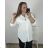 Košile dlouhý rukáv dámská nadrozměr (XL/2XL ONE SIZE) ITALSKá MóDA IM423452
