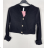 Women's Short Button Up Long Sleeve Sweater (S/M ONE SIZE) ITALIAN FASHION IMPBB23Y22785