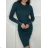 Šaty úpletové dlhý rukáv dámske (S/M ONE SIZE) TALIANSKA MÓDA IMPBB23Z9080