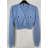 Women's Short Long Sleeve Sweater (S/M ONE SIZE) ITALIAN FASHION IMPBB23Z1128