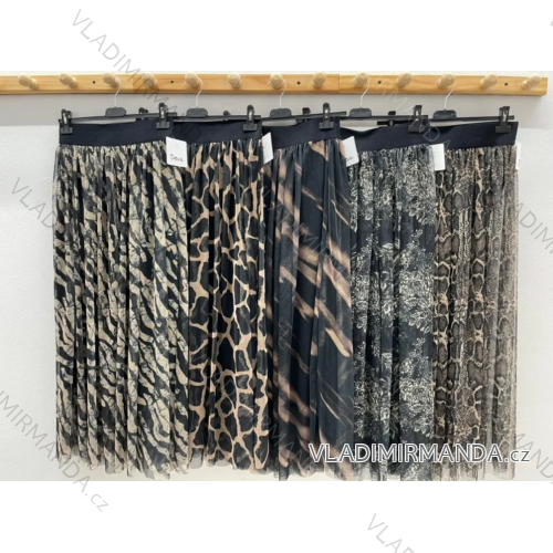 Sukně dlouhá dámská (S/M ONE SIZE) ITALSKÁ MÓDA IMPDY23HUAX23633
