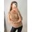 Women's slim button-up long sleeve sweater (S/M ONE SIZE) ITALIAN FASHION IMM22Fd5803/DR - baby pink, S/M