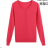 Women's slim button-up long sleeve sweater (S/M ONE SIZE) ITALIAN FASHION IMM22Fd5803/DR - baby pink, S/M