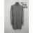 Women's Long Knitted Turtleneck Short Sleeve Dress (S/M ONE SIZE) ITALIAN FASHION IMM22FD51751 -   light grey
,   S/M