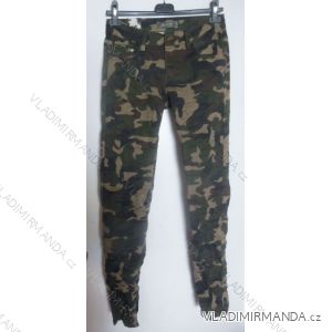 Kalhoty dámské maskáč (34-44) SMILING JEANS W799