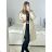 Kabát flaušový na knoflíky dámský (L/XL ONE SIZE) ITALSKÁ MÓDA IMD22962