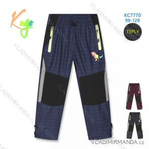 Kalhoty outdoor zateplené flaušem dětské dívčí a chlapecké (98-128) KUGO KC7770