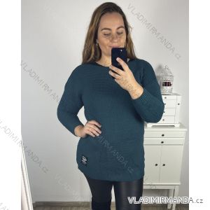 Damen-Strickpullover mit langen Ärmeln (L/XL/2XL Einheitsgröße) ITALIAN FASHION IM423588