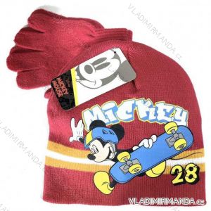 Souprava čepice a rukavice zimní prstové mickey mouse dětská chlapecká (ONE SIZE) SETINO HW4074
