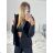 Bunda podzimná oboustraná dámska (S-XXL) POĽSKÁ MÓDA IMWWM23YP-19022/DU čierna XXL