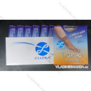Ponožky silonkové vyšší lem, zesílená špice (37-41) ZUZKA 7307