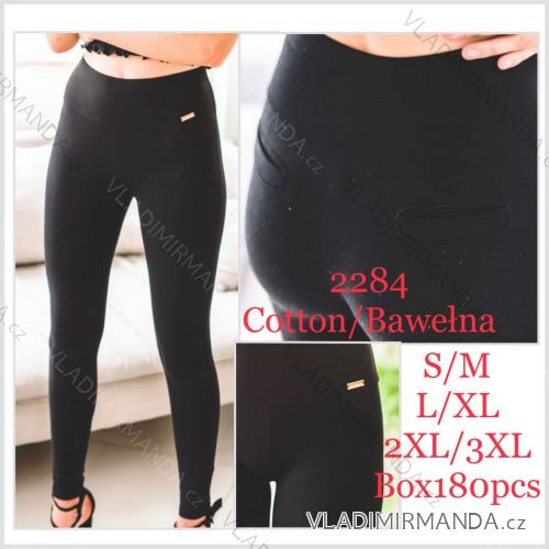 Legíny dlhé teplé dámske nadrozmer (S/M-2XL/3XL) MIEGO MIE232284