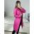 Women's Fluffy Coat (S/M ONE SIZE) ITALIAN FASHION IMWAA233775 S/M béžová