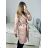 Women's Fluffy Coat (S/M ONE SIZE) ITALIAN FASHION IMWAA233775 S/M béžová