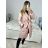Women's Fluffy Coat (S/M ONE SIZE) ITALIAN FASHION IMWAA233775 S/M béžová