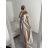 Šaty carmen dlouhé na ramínka elegantní saténové dámské (S/M ONE SIZE) ITALSKÁ MÓDA IMPBB22B22735/DR -   tmavě červená,   S/M