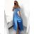 Šaty carmen dlouhé na ramínka elegantní saténové dámské (S/M ONE SIZE) ITALSKÁ MÓDA IMPBB22B22735/DR -   tmavě červená,   S/M