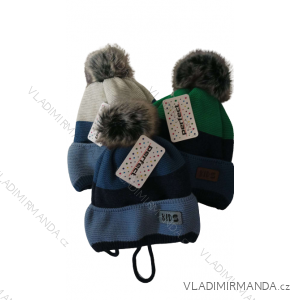 Warme Wintermütze für Mädchen (2-5 Jahre) chlapecká(1-3 let) WROBI POLSKÁ MÓDA PV923KIDS1