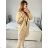Women's Long Sleeve Hooded Alpaca Coat (S/M ONE SIZE) POLISH FASHION IMWK23747