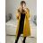 Long women's fleece coat (SML-XL) ITALIAN FASHION IMD211106   hořčicová   M