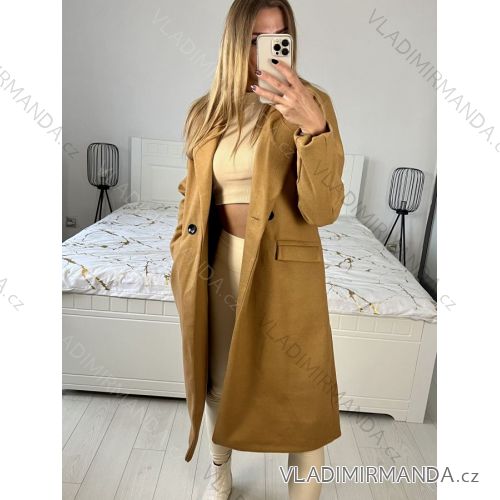 Long women's fleece coat (SML-XL) ITALIAN FASHION IMD211106
