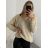 Women's long sleeve sweater (uni s / m) ITALIAN FASHION TM922STAR -   Green
,   M / L