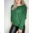 Women's long sleeve sweater (uni s / m) ITALIAN FASHION TM922STAR -   Green
,   M / L