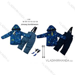 Souprava kalhoty oteplováky a bunda s kapucí dětská chlapecká (98-128) XU kids PMWAX23J-339