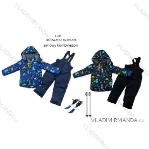 Souprava kalhoty oteplováky a bunda s kapucí dětská chlapecká (98-128) XU kids PMWAX23J-341