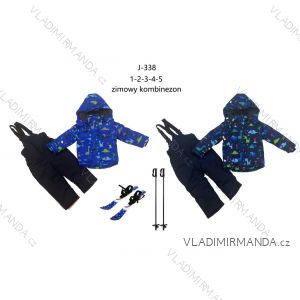 Souprava kalhoty oteplováky a bunda s kapucí dětská chlapecká (1-5let) XU kids PMWAX23J-338