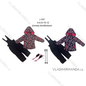 Souprava kalhoty oteplováky a bunda s kapucí dětská dívčí (4-12 let) XU kids PMWAX23J-337