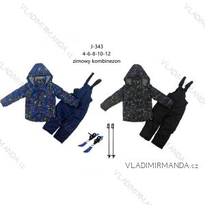 Souprava kalhoty oteplováky a bunda s kapucí dětská chlapecká (4-12 let) XU kids PMWAX23J-343