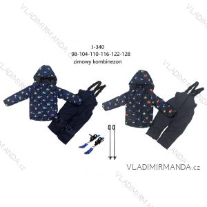 Souprava kalhoty oteplováky a bunda s kapucí dětská chlapecká (98-128) XU kids PMWAX23J-340