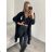Damen-Strickjacke in Übergröße (S/M/L/XL/2XL Einheitsgröße) ITALIAN FASHION IMD23568/DU Pink XL/2XL