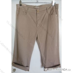 Kalhoty plátěné 3/4 krátké  dámské (42-52) SMILING JEANS N422